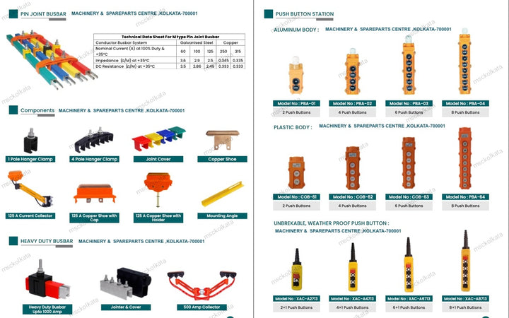 DSL BUSBAR SPARES FOR CRANE