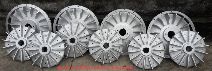 Aluminum cooling fan blade for motors