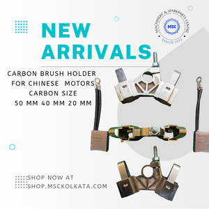 Carbon brush holder for slipring motors