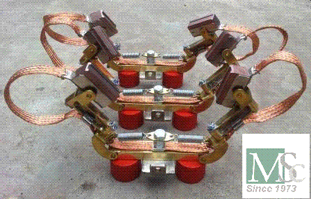 CARBON BRUSH HOLDER FOR KILN SLIP RING