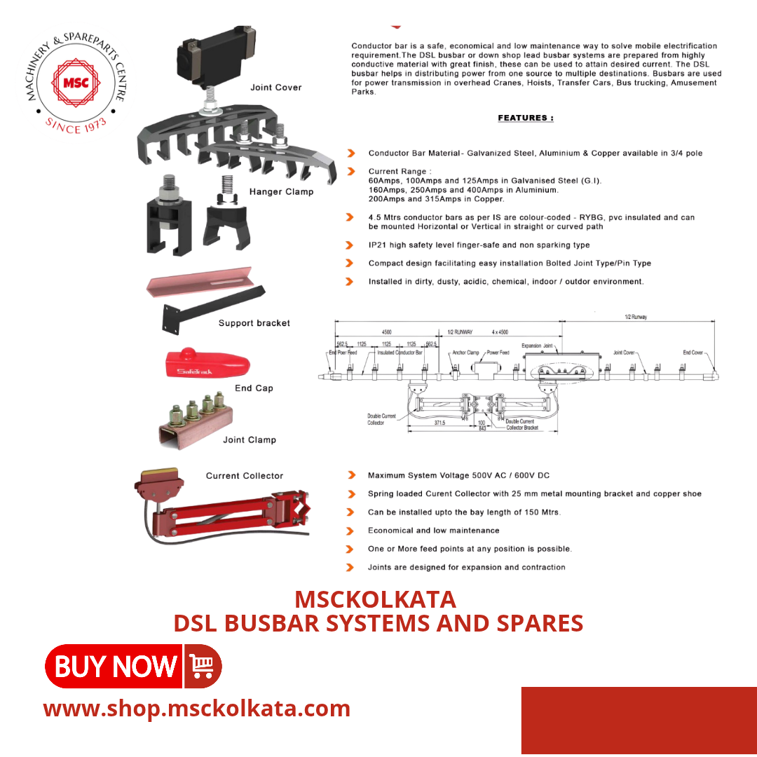 DSL BUSBAR SPARES FOR CRANE