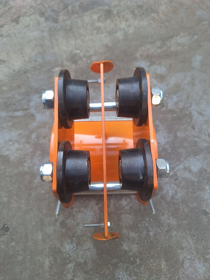 Heavy duty cable trolley for carne