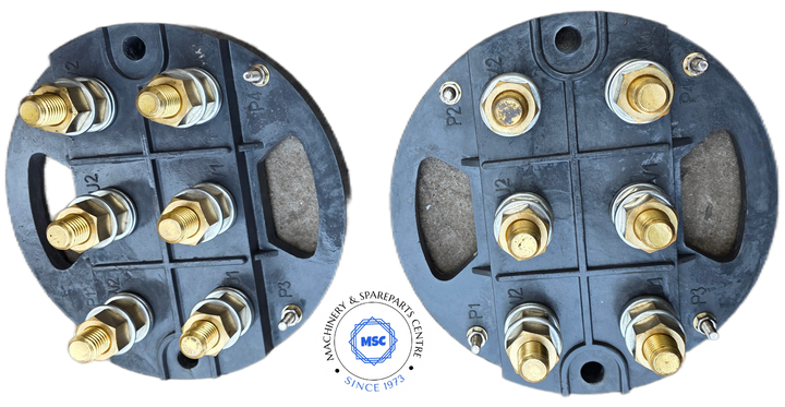 Dmc terminal plate Y2 355 frame motor with brass stud