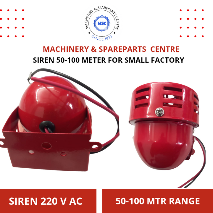 Siren 220 v ac for small place