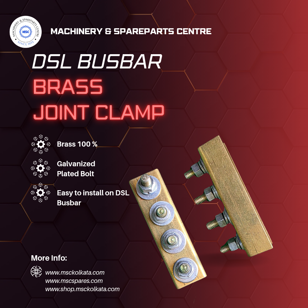 Brass  joint clamp  for m type DSL busbar systems for crane
