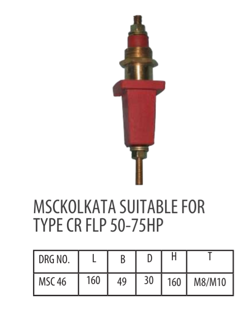 Flame proof motor terminal stud for  flame proof motors 50 hp
