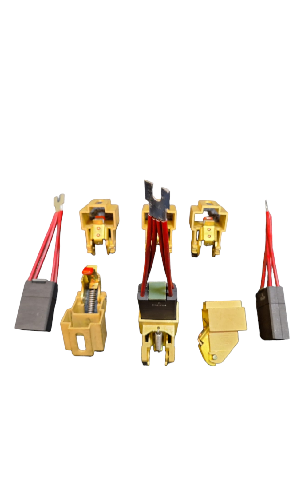 Carbon brush holder with carbon for  dc motor 40 20 mm