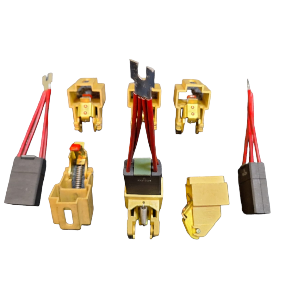 Carbon brush holder with carbon for  dc motor 40 20 mm