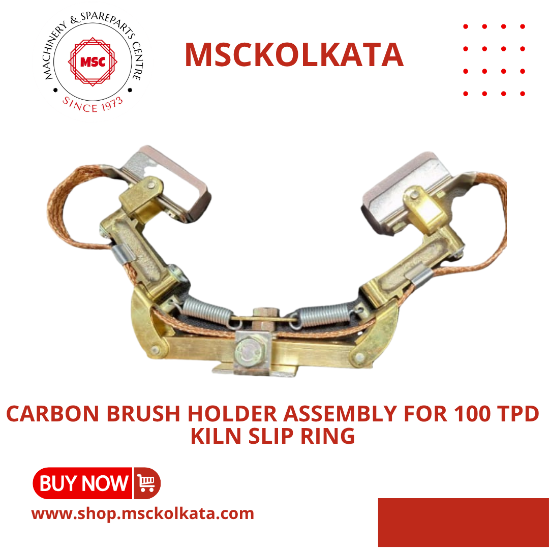 Carbon brush holders for 100 tpd kiln slip ring with carbon brushs
