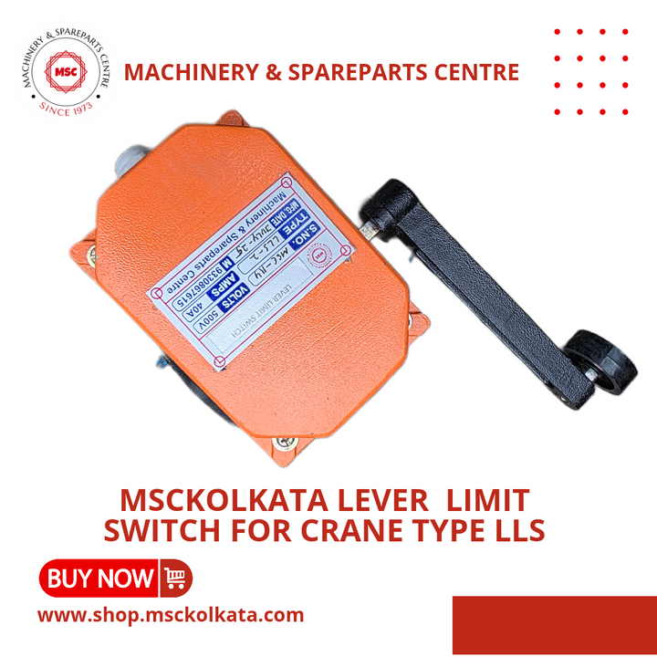 Lever limit switch for crane
