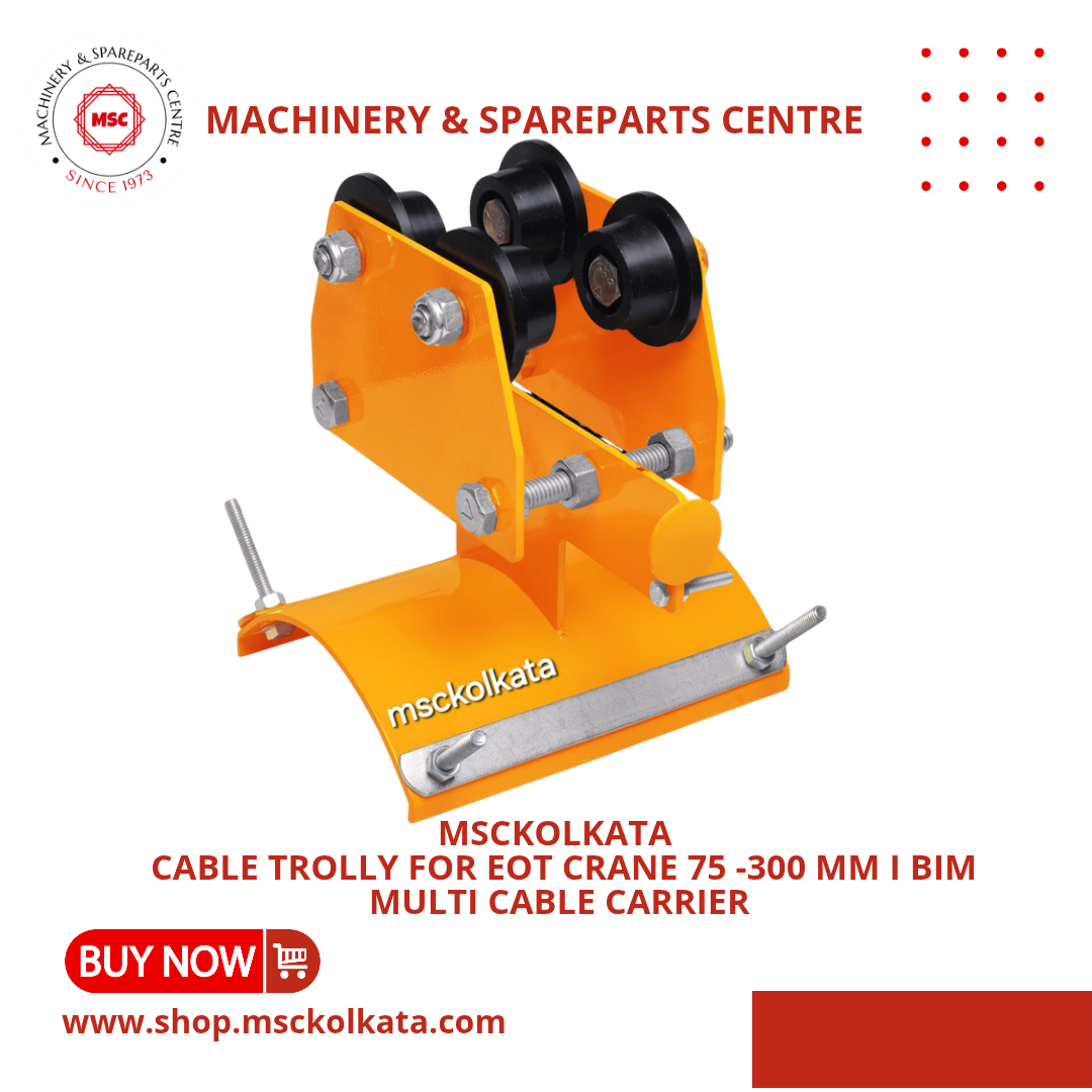 Cable trolley for crane heavy duty
