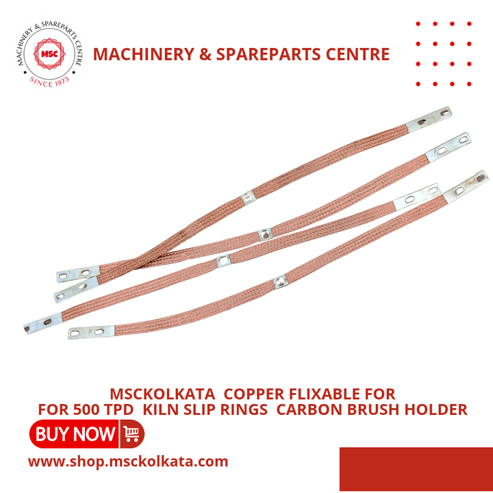 Copper fixibale ribin  for 500 tpd kiln slip ring holders