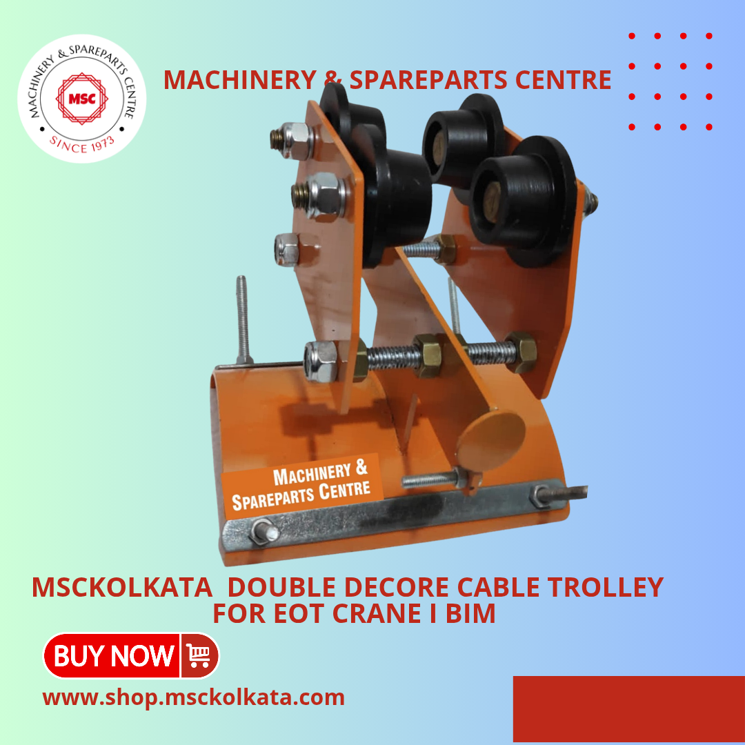 Cable trolley for crane heavy duty