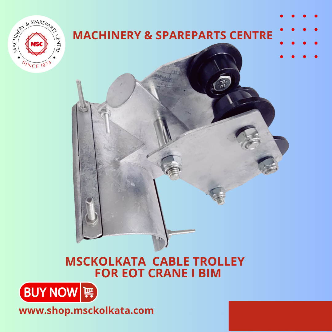 Cable trolley for crane heavy duty