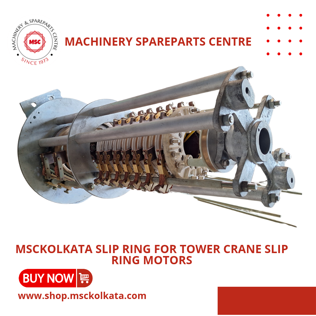 Slip ring for tower crane