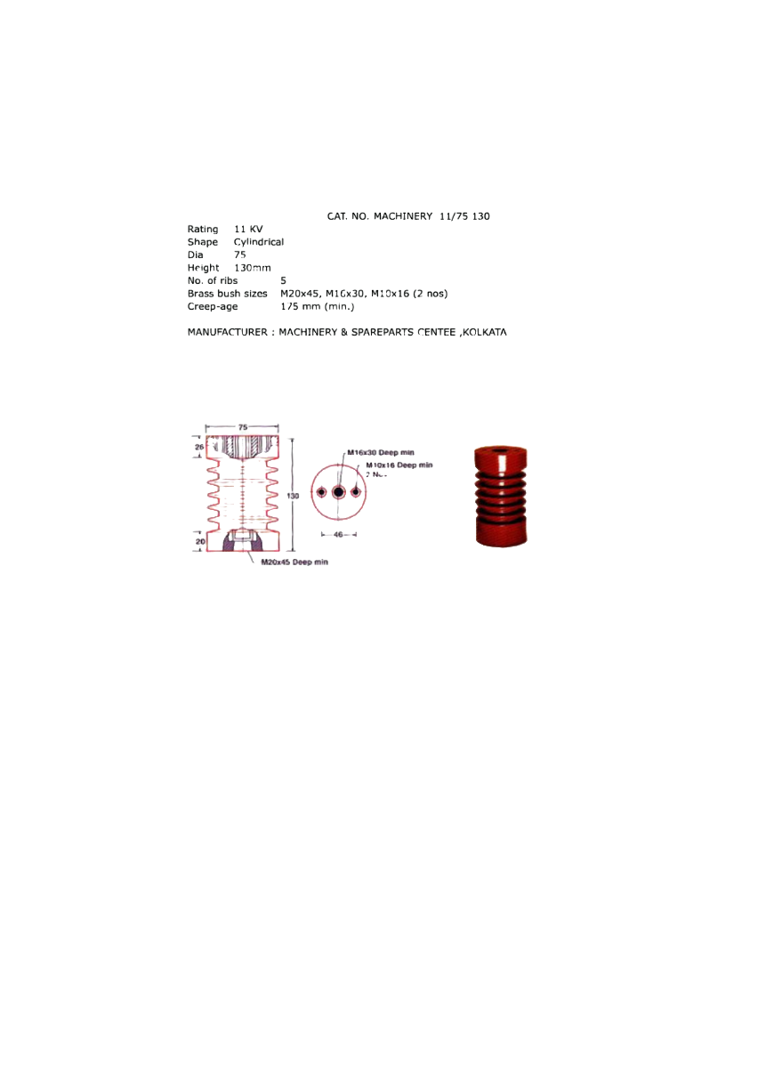 11 kv busbar support insulator