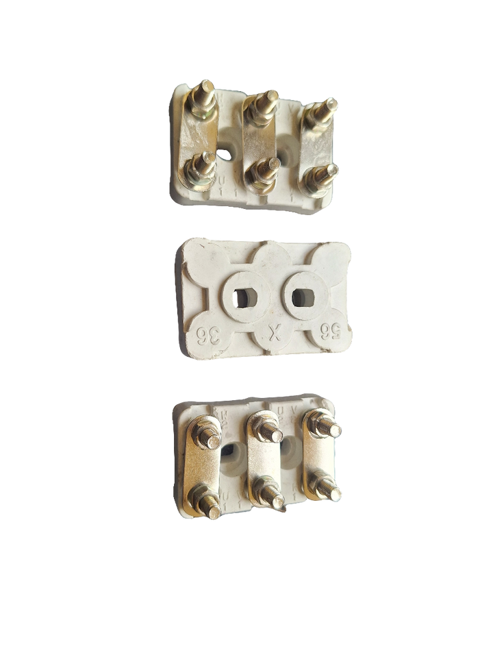 Terminal block 3 hp motor size  56 mm /36 mm hole to hole 22 mm