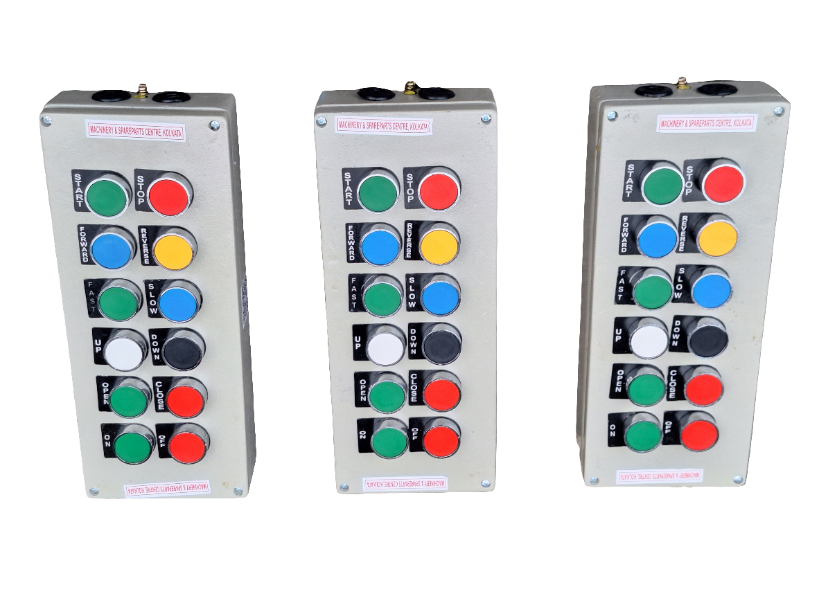 Twelve way pendent  push button station aluminum  box