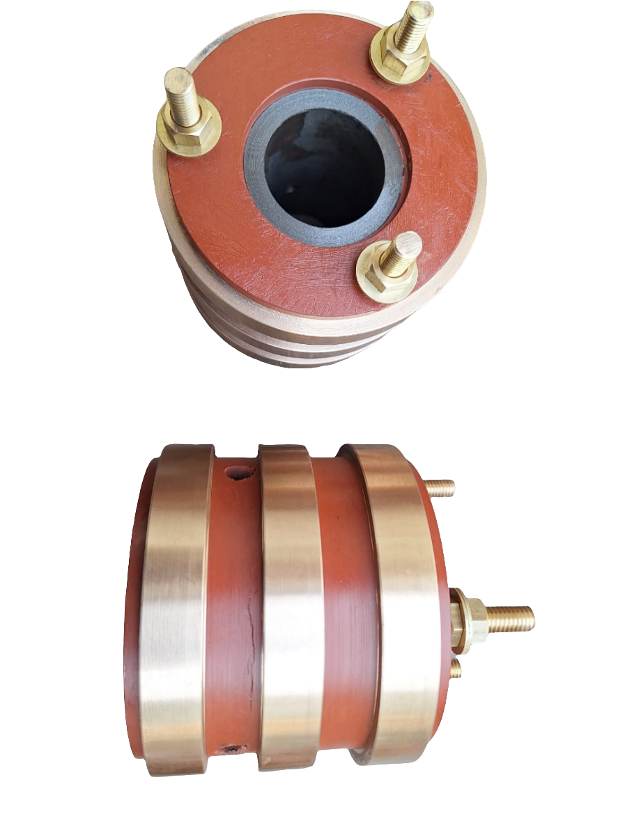 Slip ring for megnet drum three pole