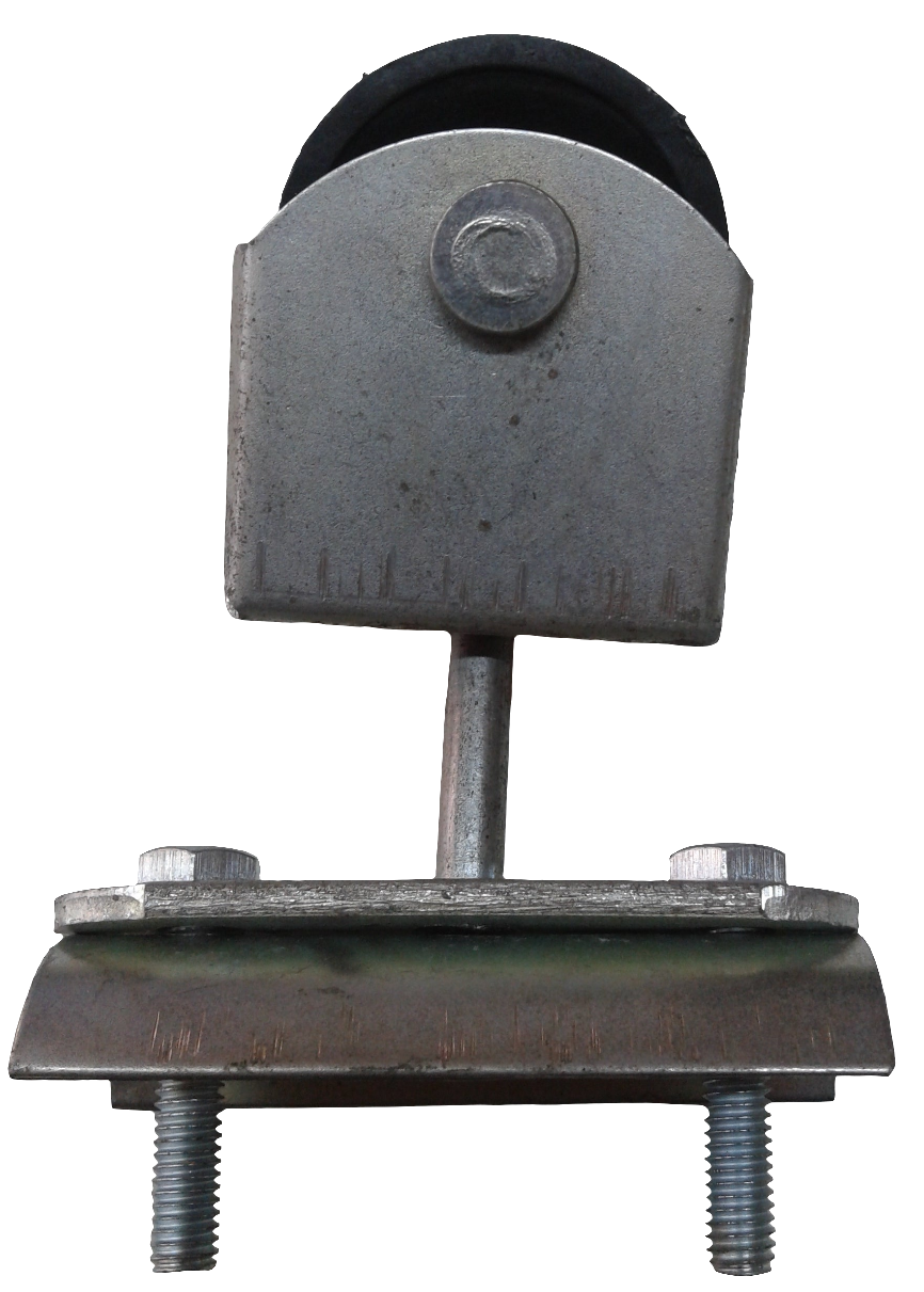Metal cable trolley for carne wire rope size 6-10 mm