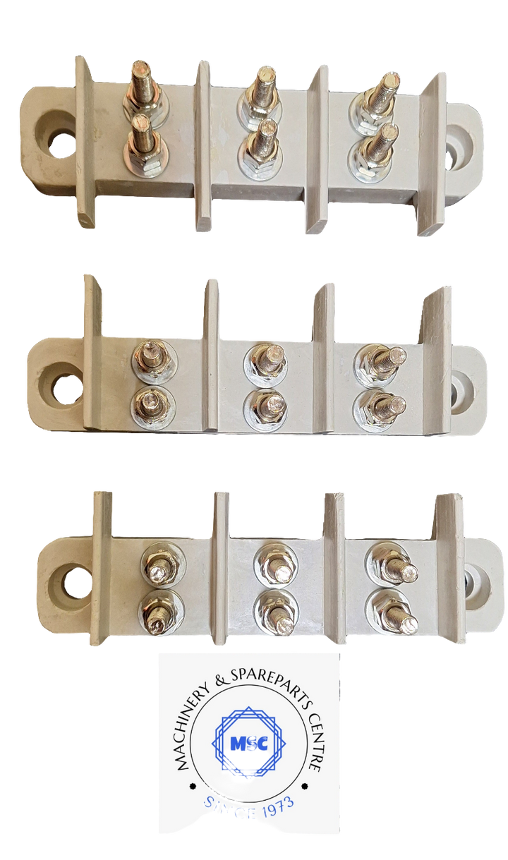 Terminal plate with double bolt 200 mm length 25 hp motor