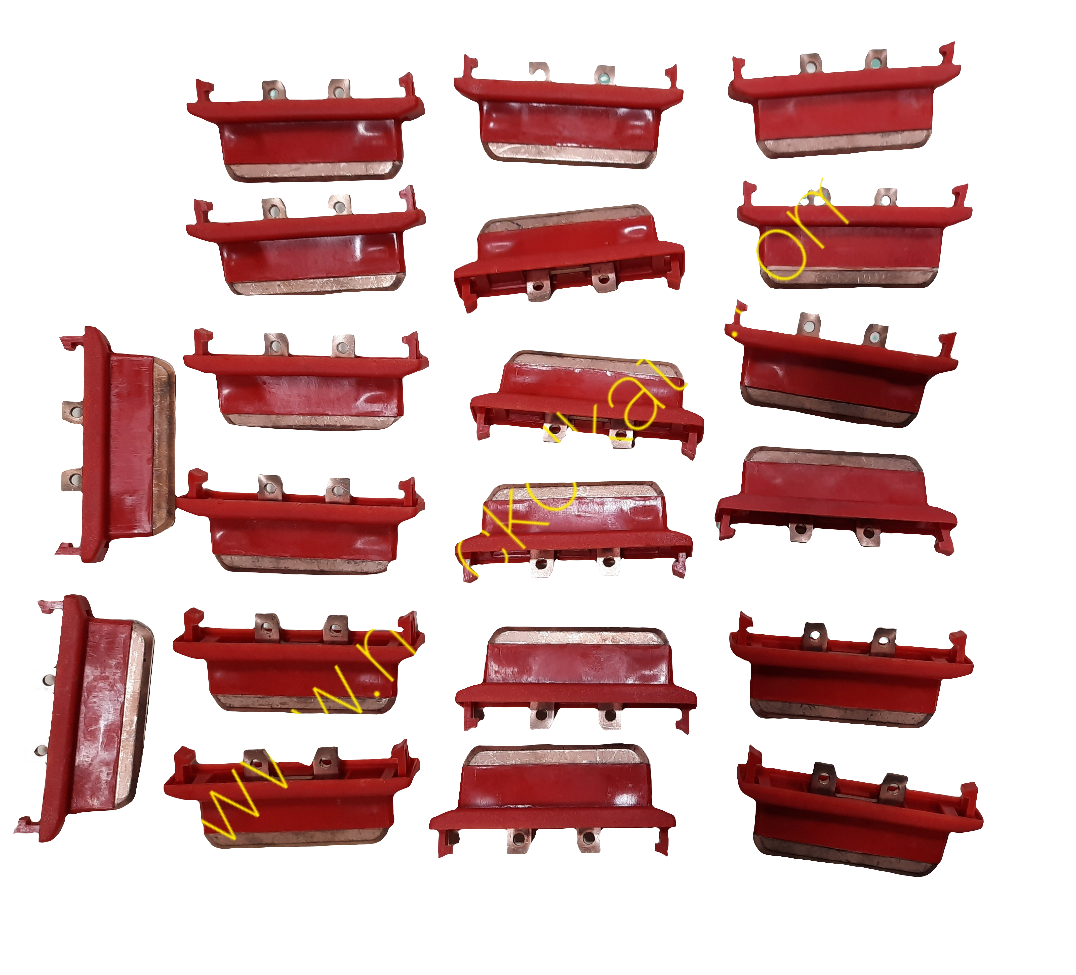 Carbon shoe with holder 100 amps dsl current collector