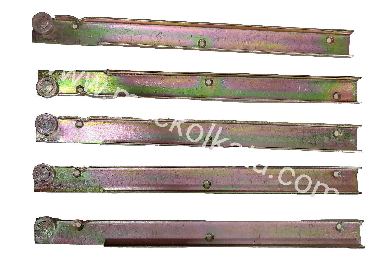 Trolley rail 305 mm for feeder panel left and right