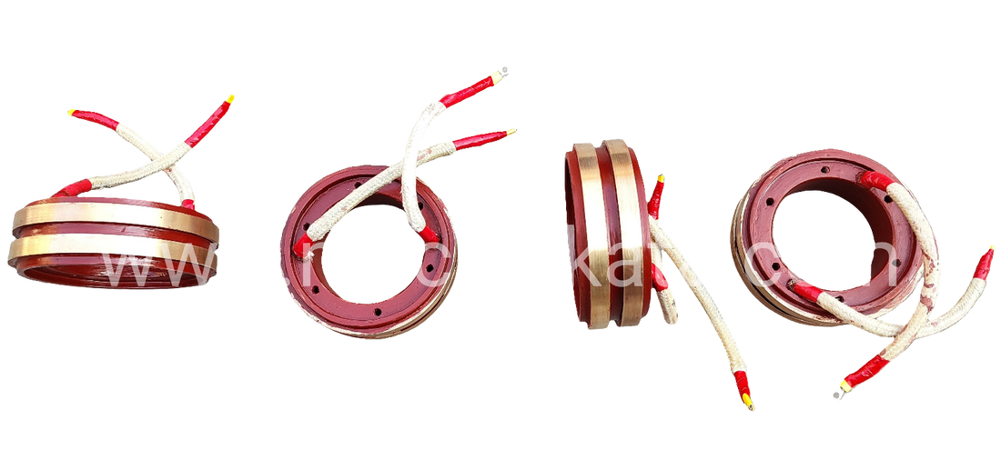 Two rings slip ring for motor