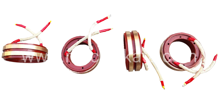 Two rings slip ring for motor