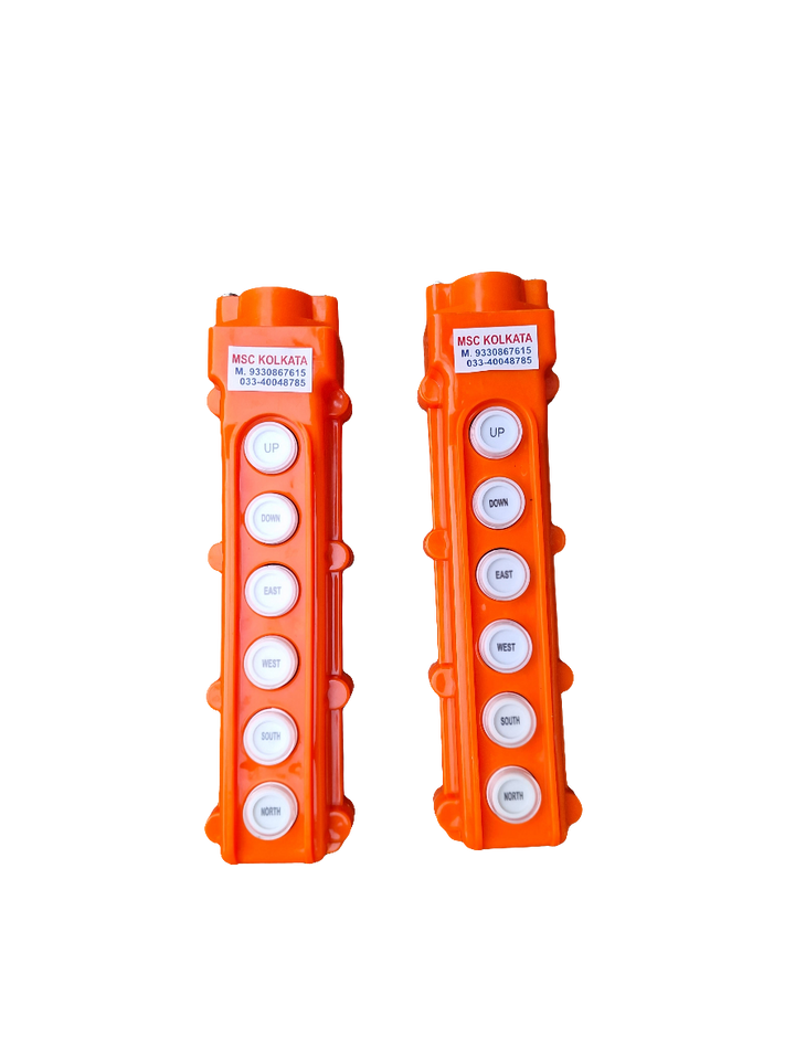 Push button station six way for crane