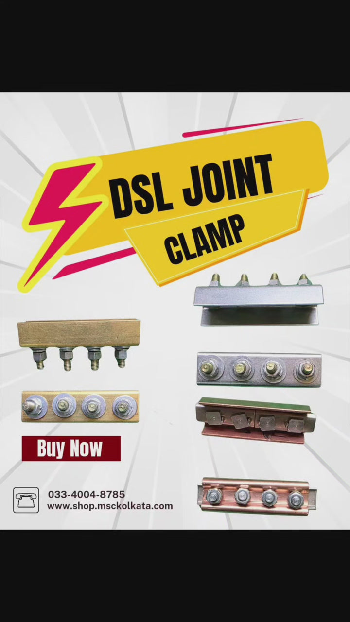 Brass  joint clamp  for m type DSL busbar systems for crane